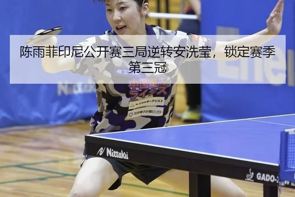陈雨菲印尼公开赛三局逆转安洗莹，锁定赛季第三冠